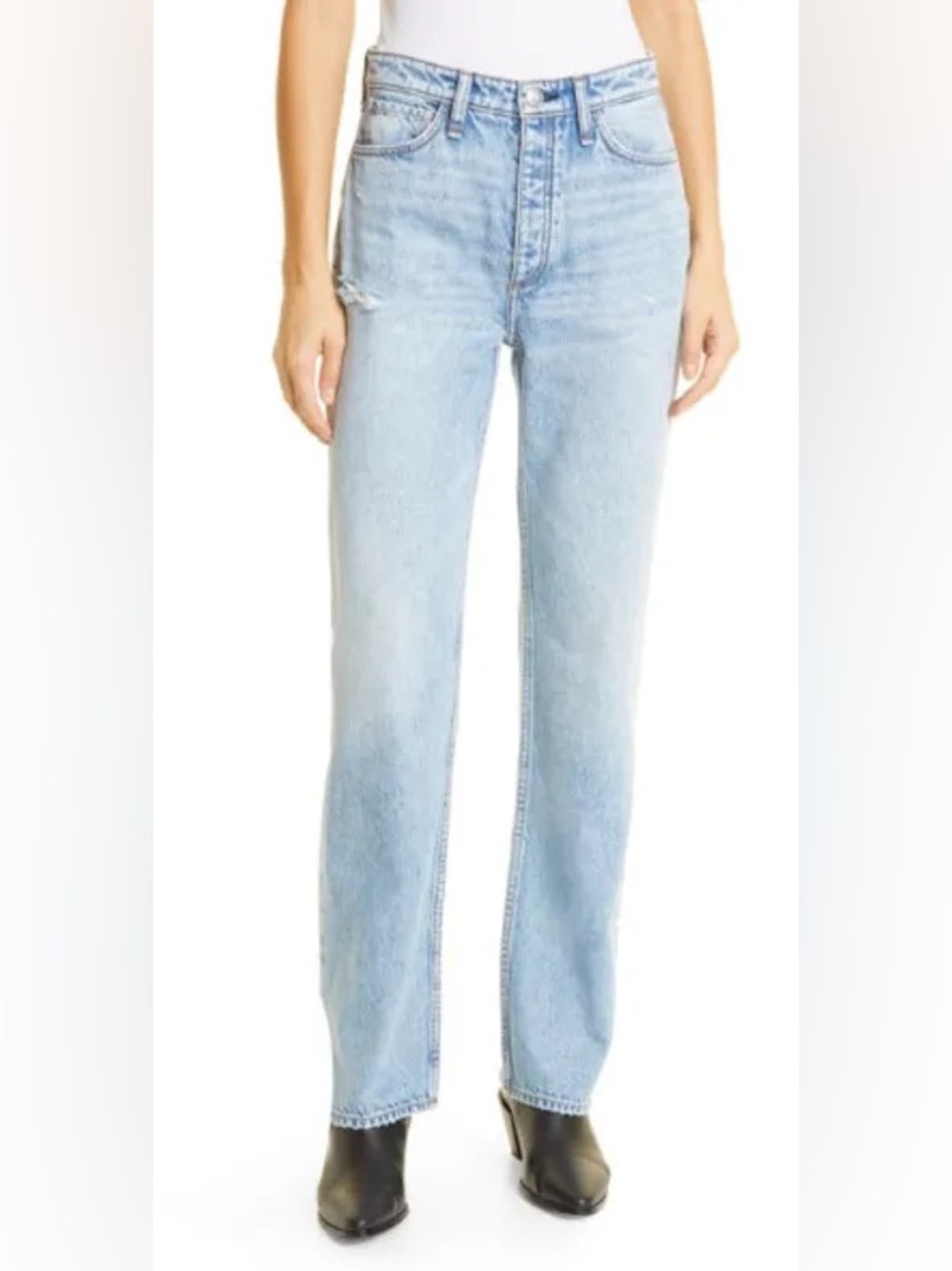 rag & bone Alex High Rise Straight Leg Jeans
